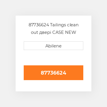 87736624 Tailings clean out двері CASE NEW AFTERMARKET