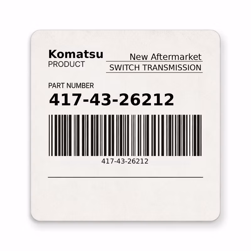 417-43-26212 SWITCH TRANSMISSION fits Komatsu (New Aftermarket)