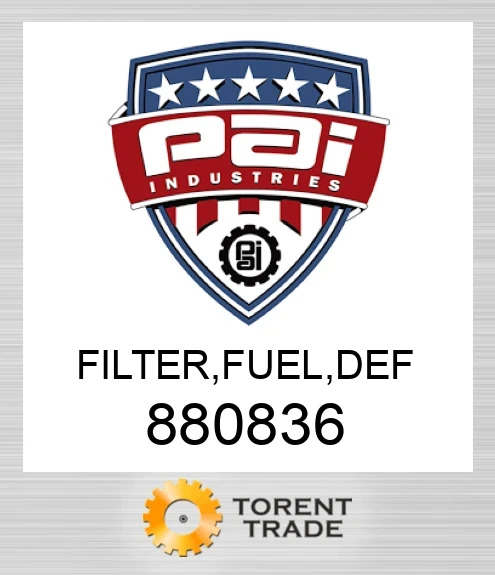 880836 Фільтр, fuel, def PAI INDUSTRIES