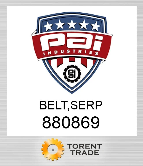 880869 Belt, serp PAI INDUSTRIES