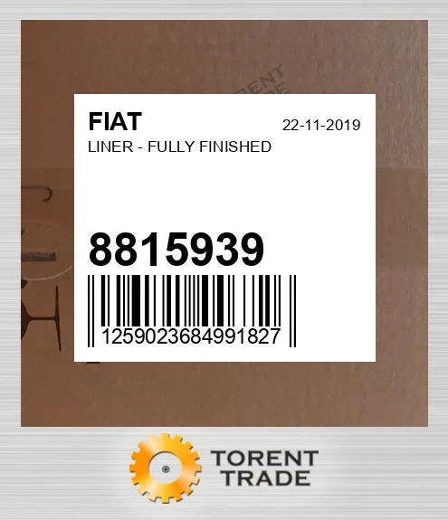 8815939 Гільза - FULLY FINISHED FIAT NEW AFTERMARKET