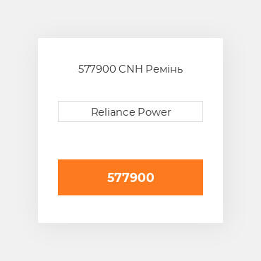 577900 CNH Ремінь