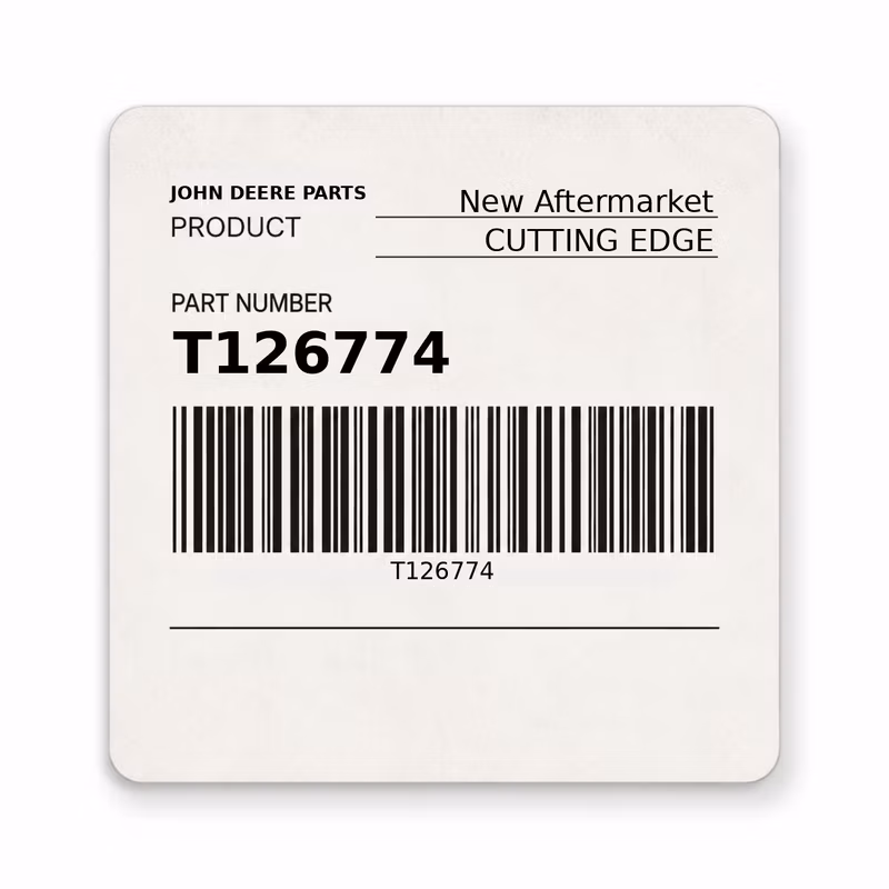 T126774 CUTTING EDGE fits John Deere (New Aftermarket)