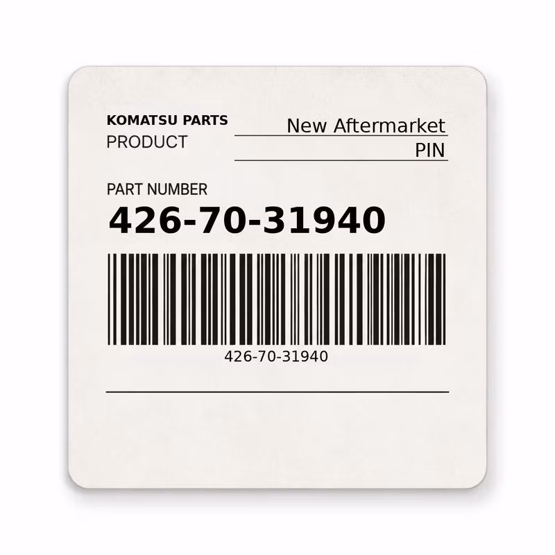 426-70-31940 PIN fits Komatsu (New Aftermarket)