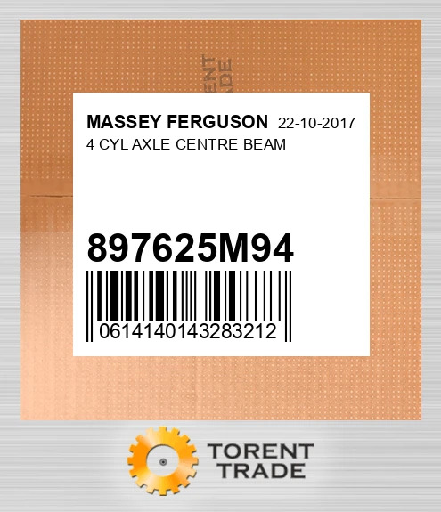 897625M94 4 циліндр AXLE CENTRE BEAM MASSEY FERGUSON NEW AFTERMARKET