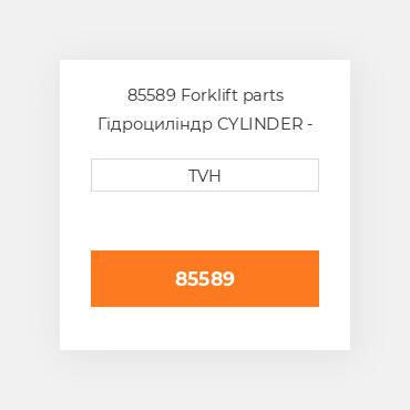 85589 Forklift parts Гідроциліндр CYLINDER - Master