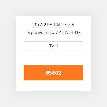 85602 Forklift parts Гідроциліндр CYLINDER - Brake Master