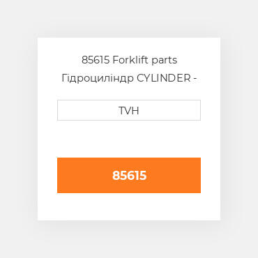 85615 Forklift parts Гідроциліндр CYLINDER - Master