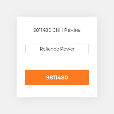 9811480 CNH Ремінь