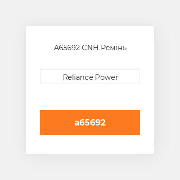A65692 CNH Ремінь