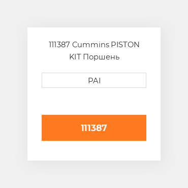111387 Cummins PISTON KIT Поршень