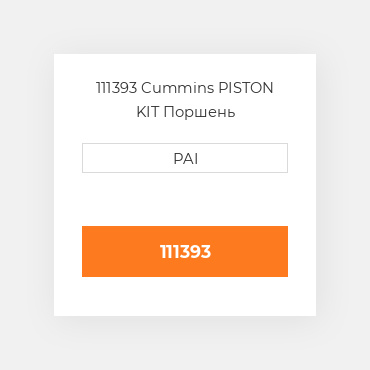 111393 Cummins PISTON KIT Поршень