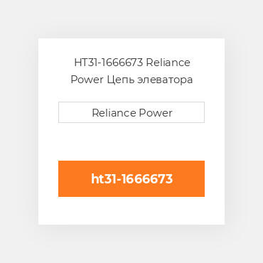 HT31-1666673 Reliance Power Цепь элеватора