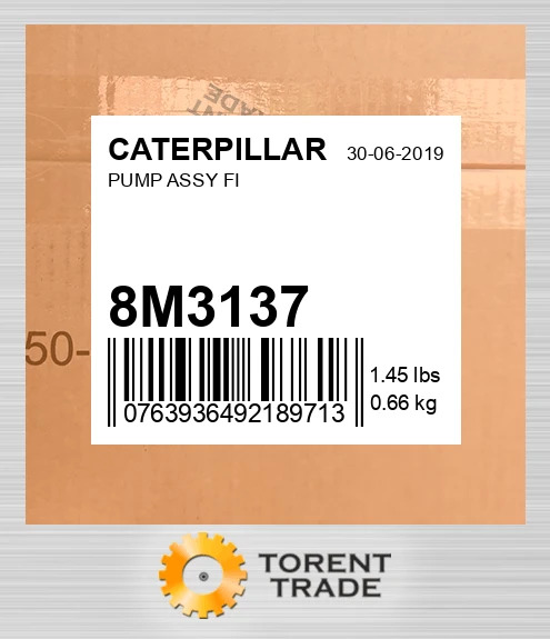 8M3137 Збірка насоса FI CATERPILLAR