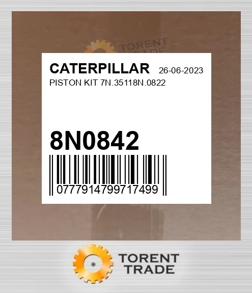 8N0842 Поршень комплект 7N.35118N.0822 CATERPILLAR NEW AFTERMARKET