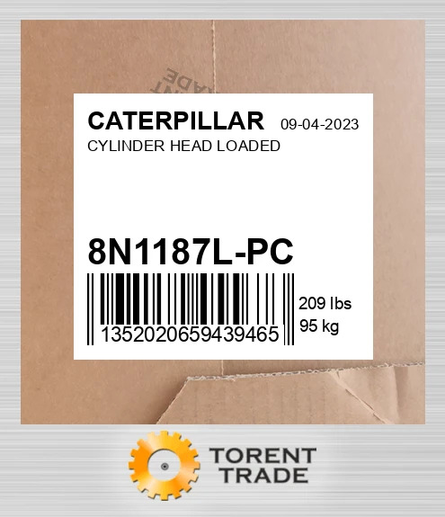 8n1187lpc Головка блока циліндрів LOADED CATERPILLAR NEW AFTERMARKET