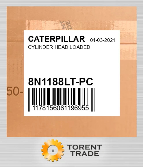 8N1188LT-PC Головка блока циліндрів LOADED CATERPILLAR NEW AFTERMARKET