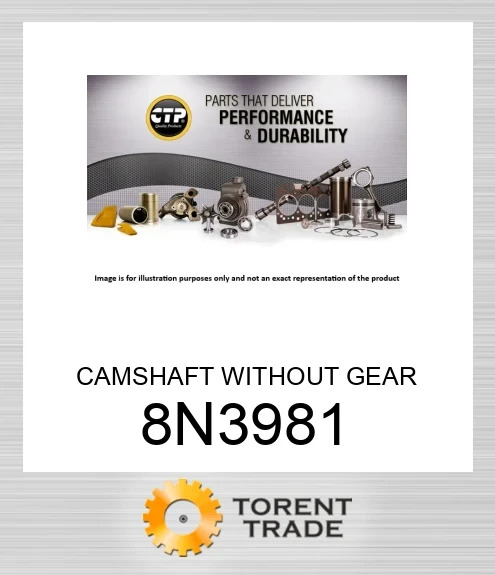 8N-3981 Розподільний вал без шестерні BLUMAQ