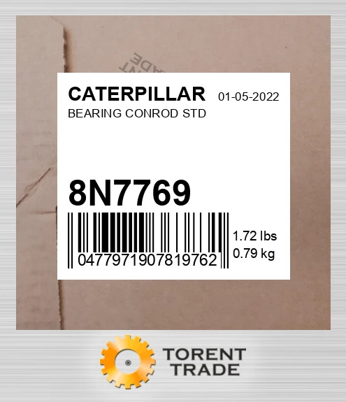 8N-7769 Підшипник Шатун STD BLUMAQ NEW AFTERMARKET