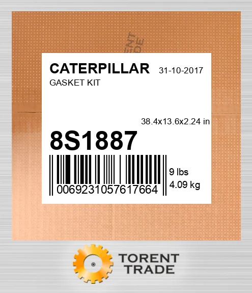 8s1887 Набір прокладок CATERPILLAR