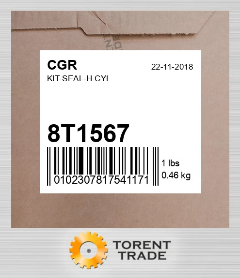 8T1567 Набір сальників гідравлічного циліндра CGR