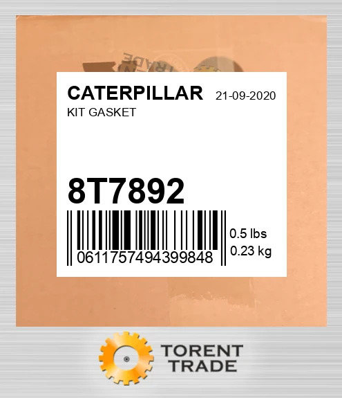 8T7892 Набір прокладок CATERPILLAR