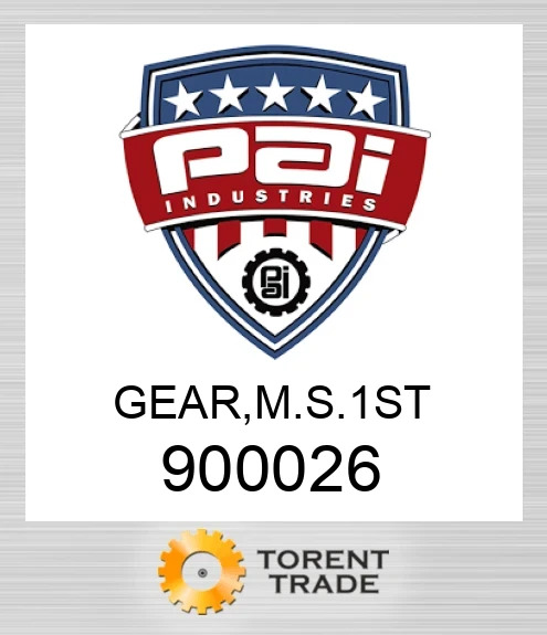 900026 Шестерня, ms 1 st PAI INDUSTRIES