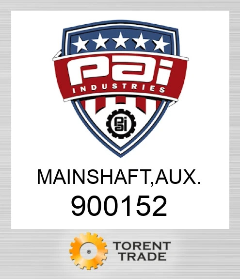 900152 Mainshaft, Допоміжний PAI INDUSTRIES