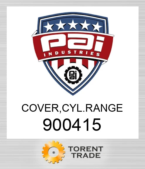 900415 Cover, cylrange PAI INDUSTRIES