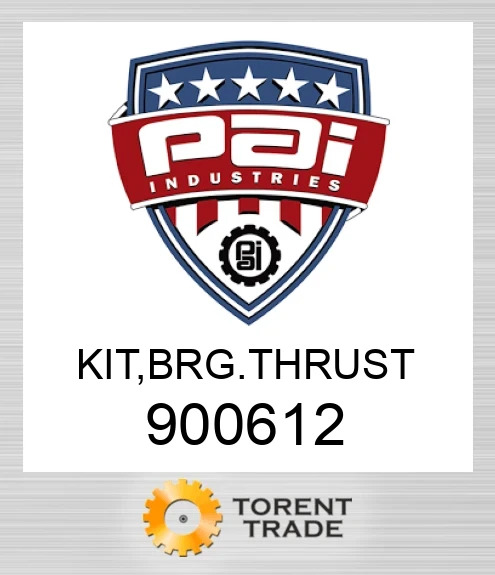 900612 Комплект, підшипник. упорний PAI INDUSTRIES