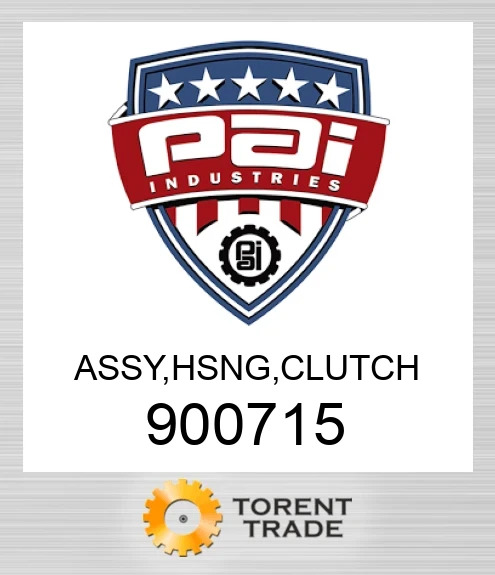 900715 Вузол, корпус, зчеплення PAI INDUSTRIES