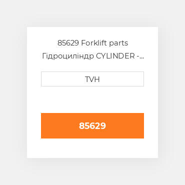 85629 Forklift parts Гідроциліндр CYLINDER - Brake Master