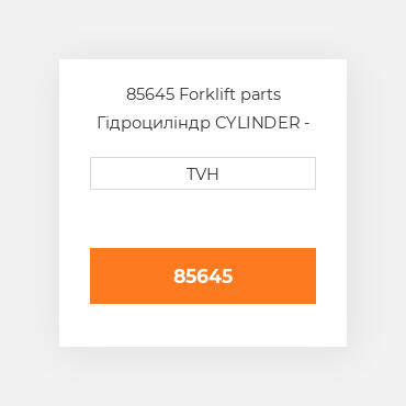 85645 Forklift parts Гідроциліндр CYLINDER - Master