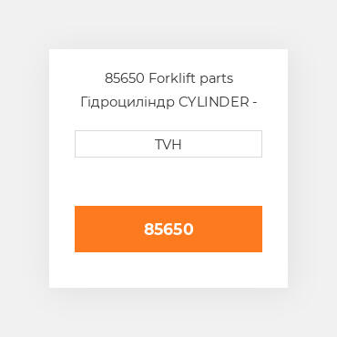 85650 Forklift parts Гідроциліндр CYLINDER - Master