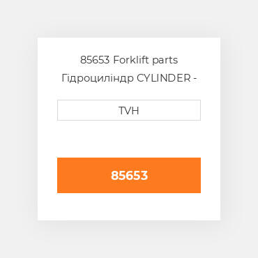 85653 Forklift parts Гідроциліндр CYLINDER - Master