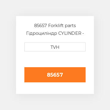 85657 Forklift parts Гідроциліндр CYLINDER - Master