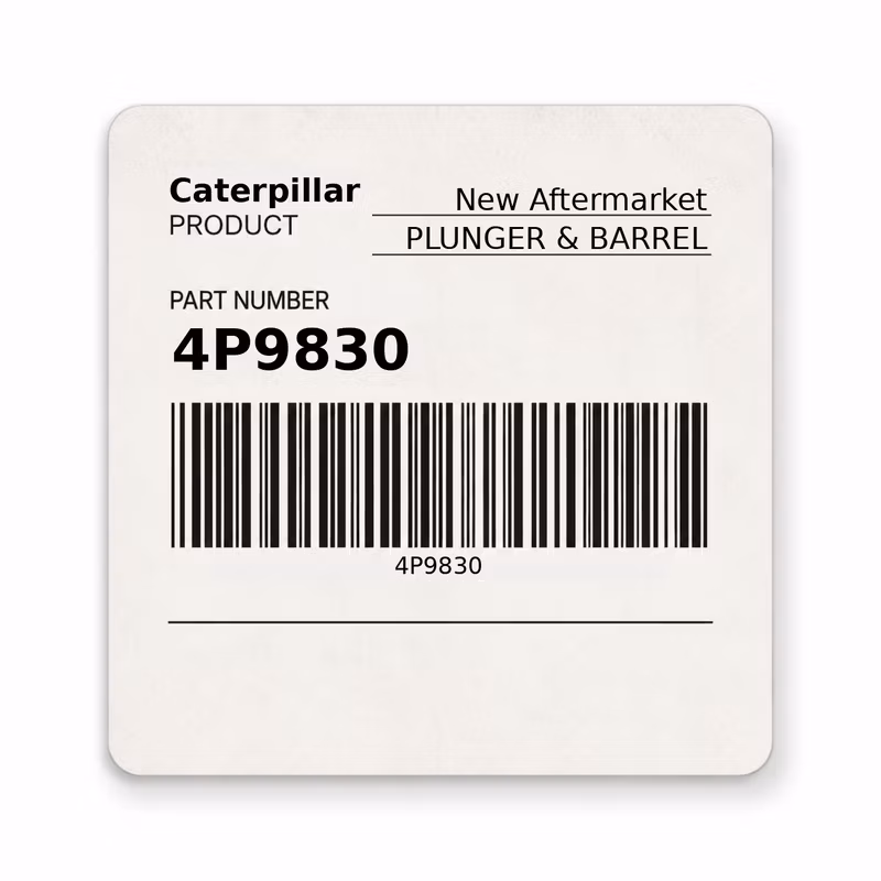 4P9830 PLUNGER & BARREL fits Caterpillar (CAT) (New Aftermarket)
