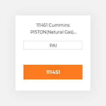 111451 Cummins PISTON(Natural Gas) Поршень комплект