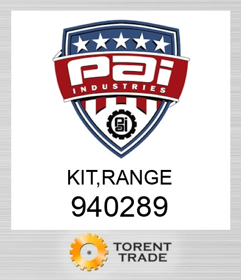 940289 Комплект, range PAI INDUSTRIES