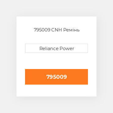 795009 CNH Ремінь