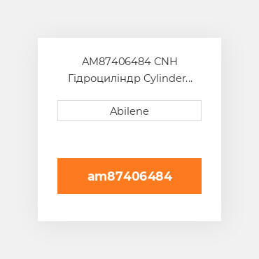 AM87406484 CNH Гідроциліндр Cylinder Suspension - Right Hта