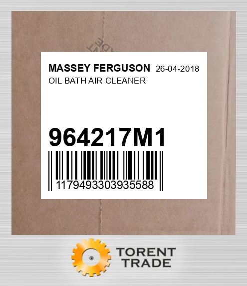 964217M1 масляний BATH AIR CLEANER MASSEY FERGUSON NEW AFTERMARKET