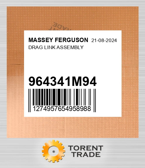 964341M94 DRAG LINK Вузол MASSEY FERGUSON NEW AFTERMARKET