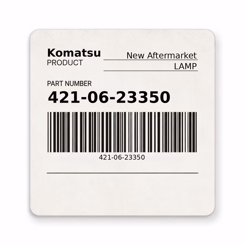 421-06-23350 LAMP fits Komatsu (New Aftermarket)