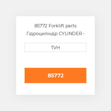 85772 Forklift parts Гідроциліндр CYLINDER - Wheel