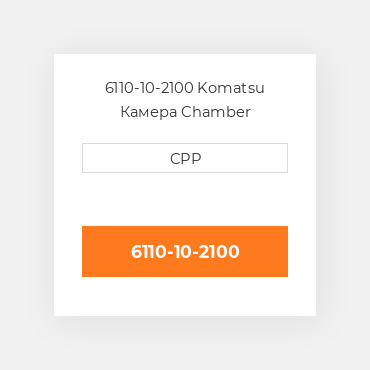 6110-10-2100 Komatsu Камера Chamber