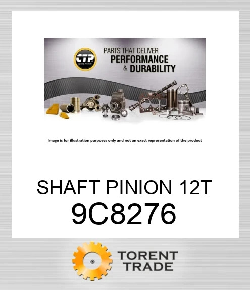 9C8276  Вал шестерні 12T  CATERPILLAR