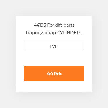 44195 Forklift parts Гідроциліндр CYLINDER - Master