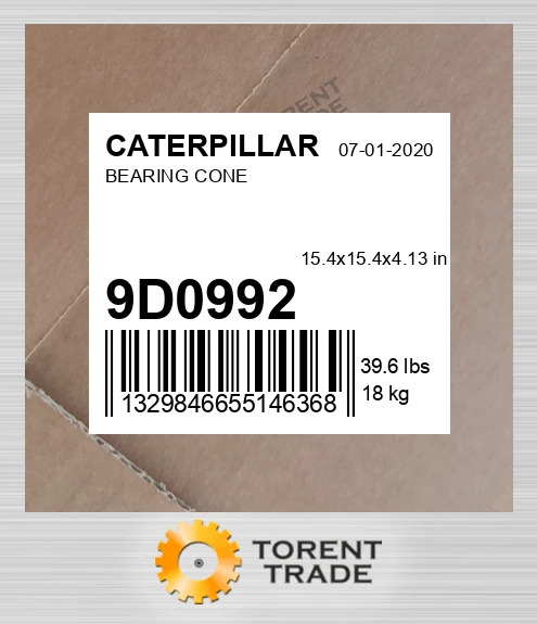 9D0992 Конус підшипника CATERPILLAR