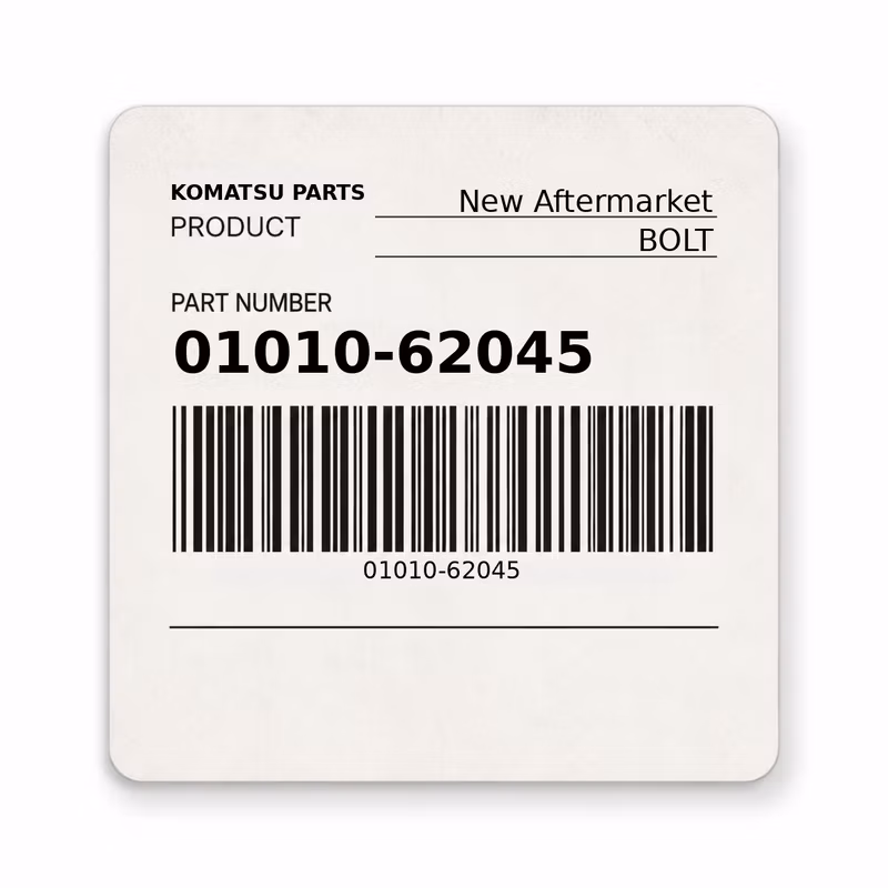 01010-62045 BOLT fits Komatsu (New Aftermarket)